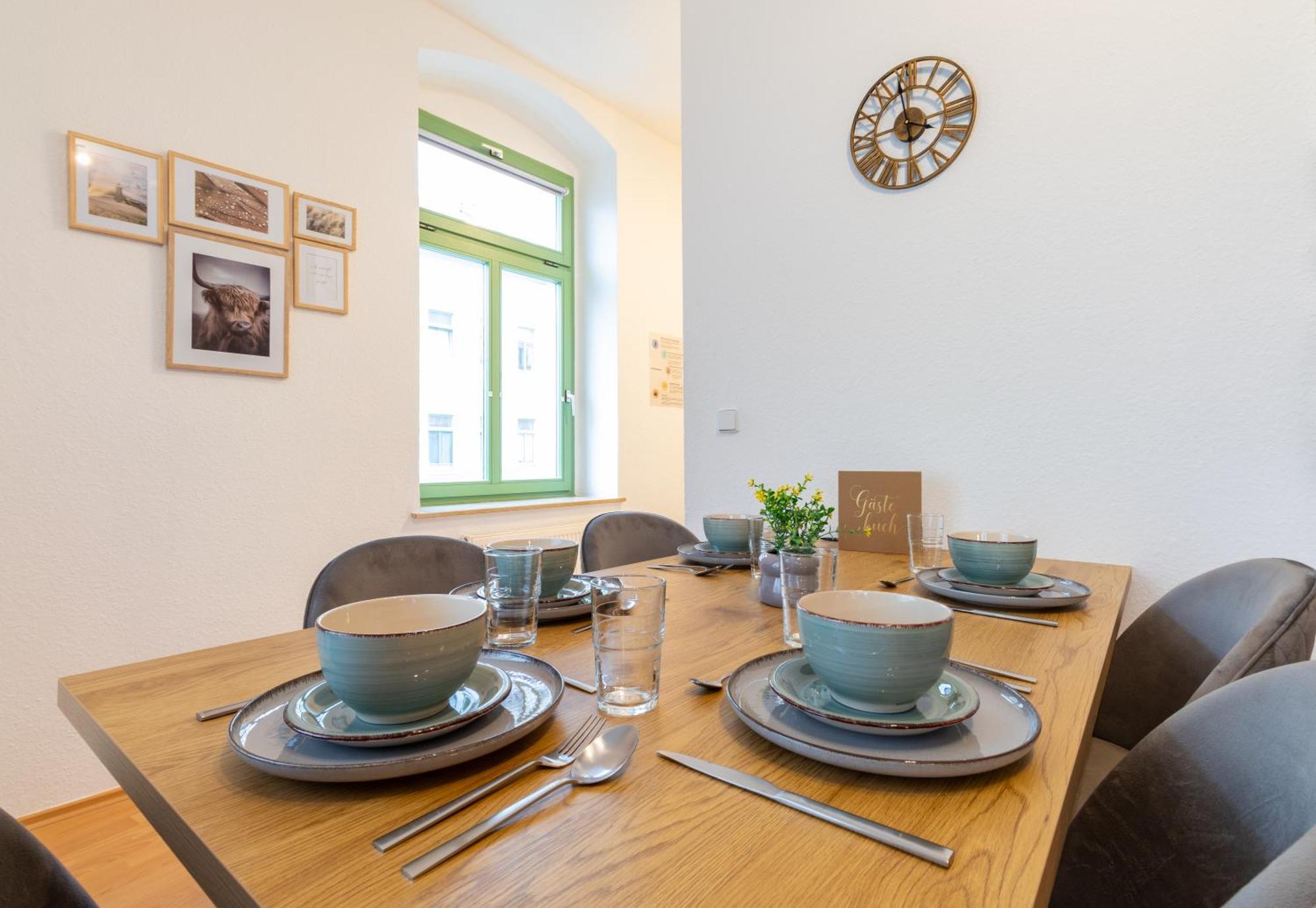 Stadtnatur Apartment Am Kuechwald - Mit Balkon, Streaming-Tv, Badewanne, Arbeitsplatz Chemnitz Ngoại thất bức ảnh